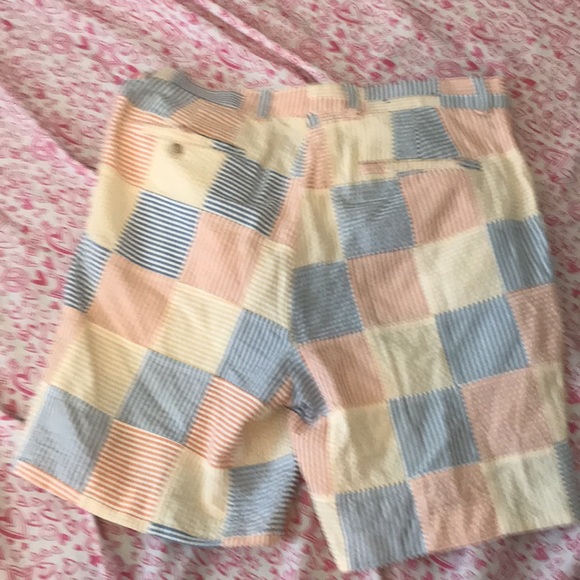 Bobby Jones Players Shorts Multi Stripes Size 32 - Picture 6 of 8